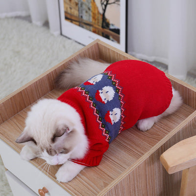 Puppy Dog Clothes Cat Christmas Sweater Cj dropshipping